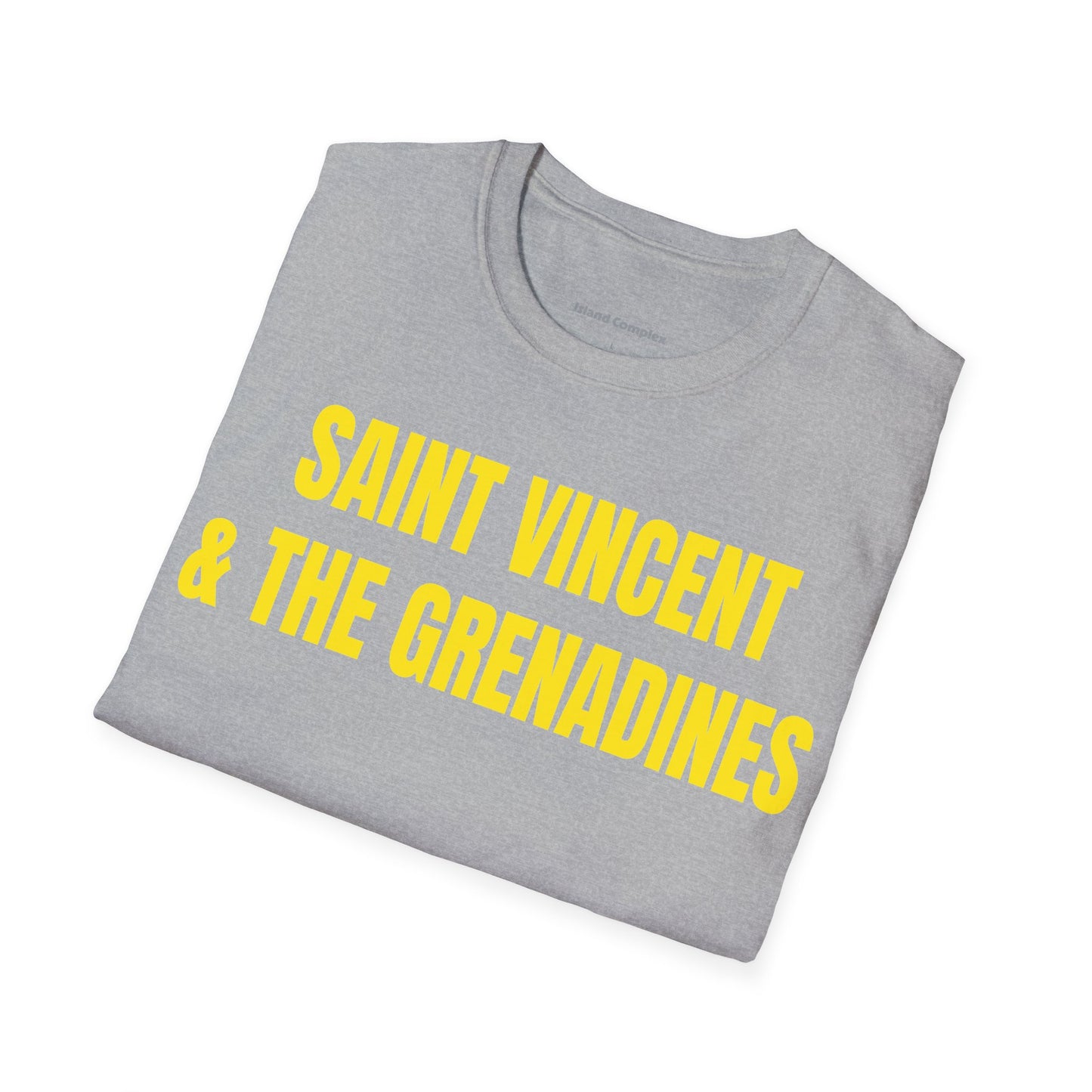 Saint Vincent Motto Series YELLOW TEXT Unisex T-Shirt