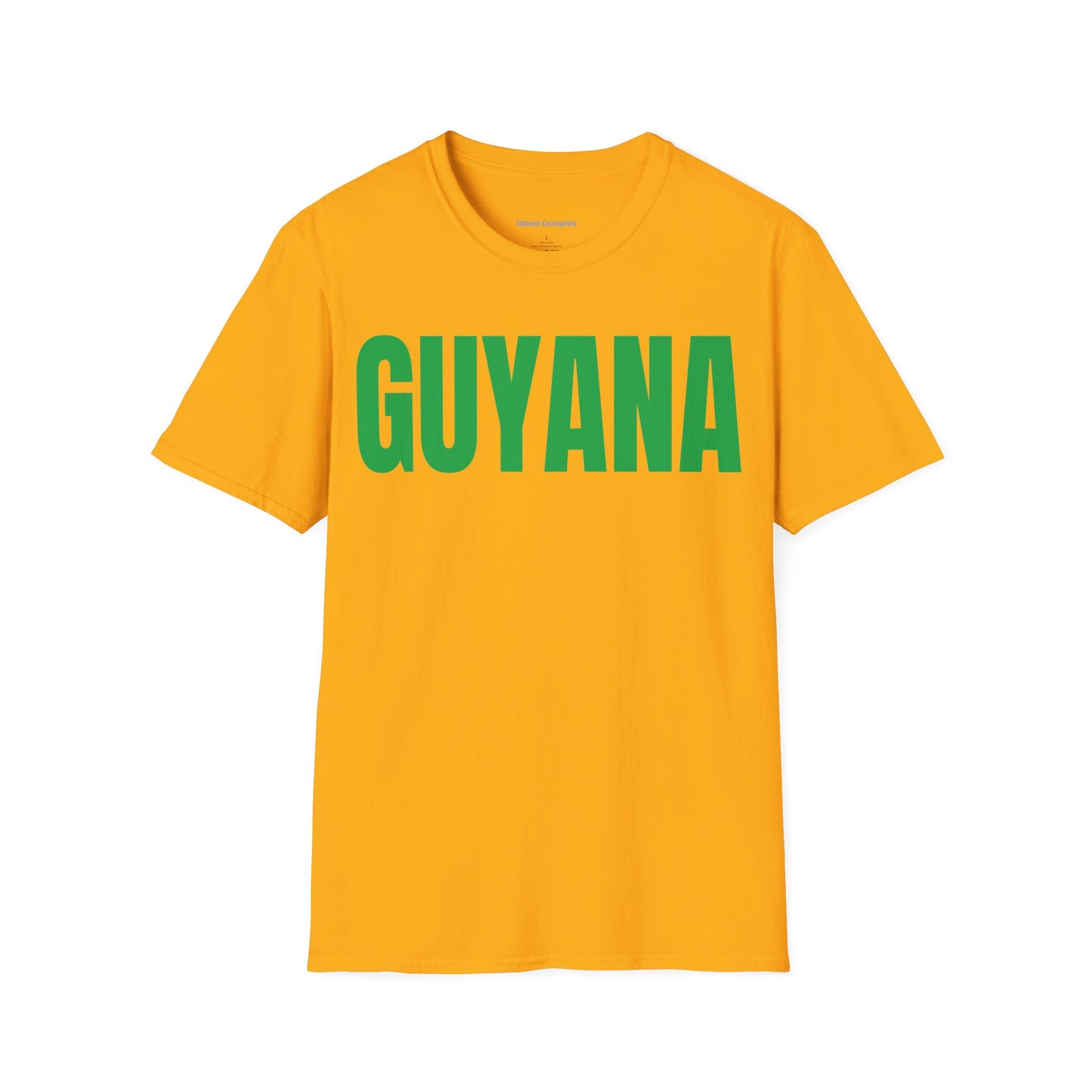 Guyana Motto Series GREEN TEXT Unisex T-Shirt