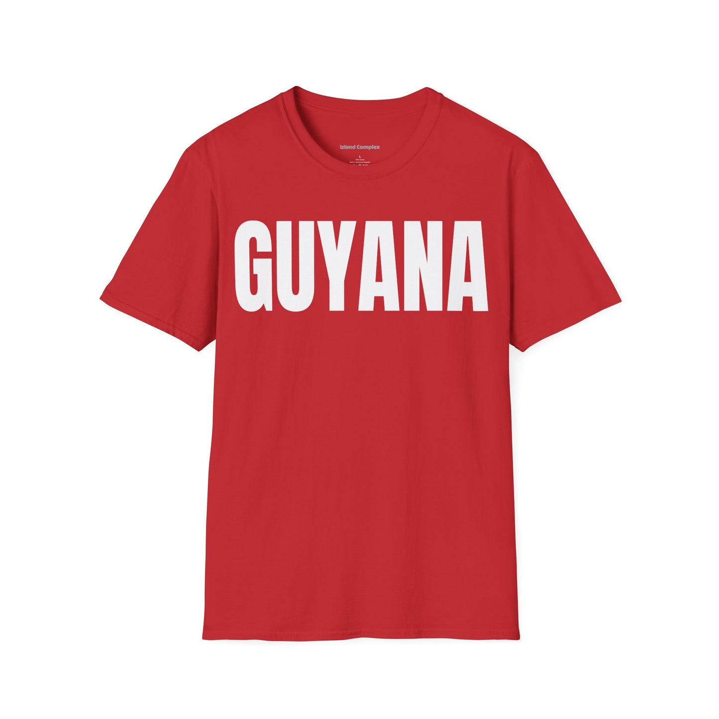 Guyana Motto Series WHITE TEXT Unisex T-Shirt