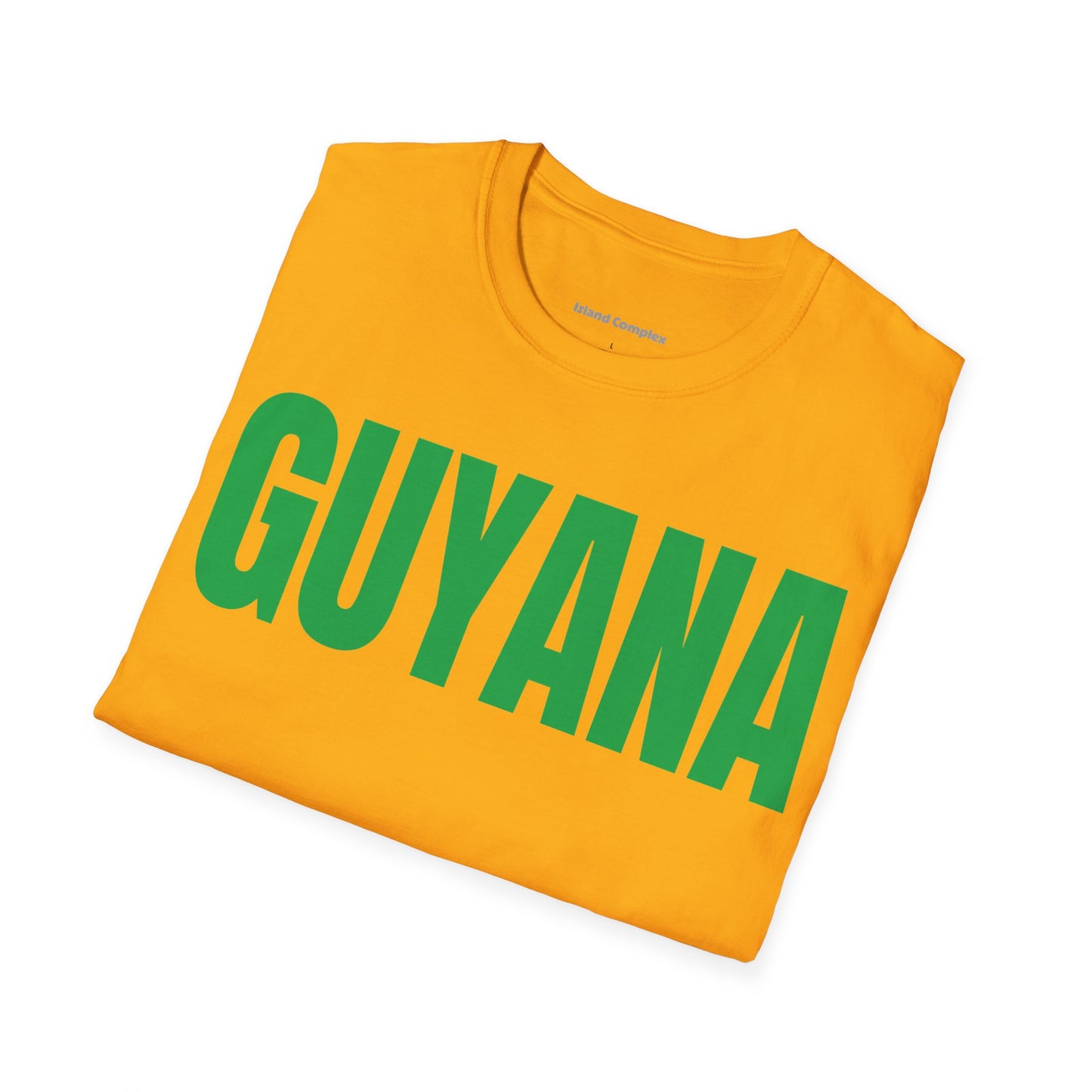 Guyana Motto Series GREEN TEXT Unisex T-Shirt