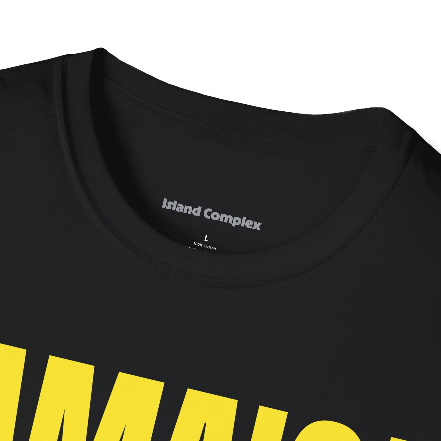 Jamaica Motto Series YELLOW TEXT Unisex T-Shirt