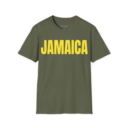 Jamaica Motto Series YELLOW TEXT Unisex T-Shirt