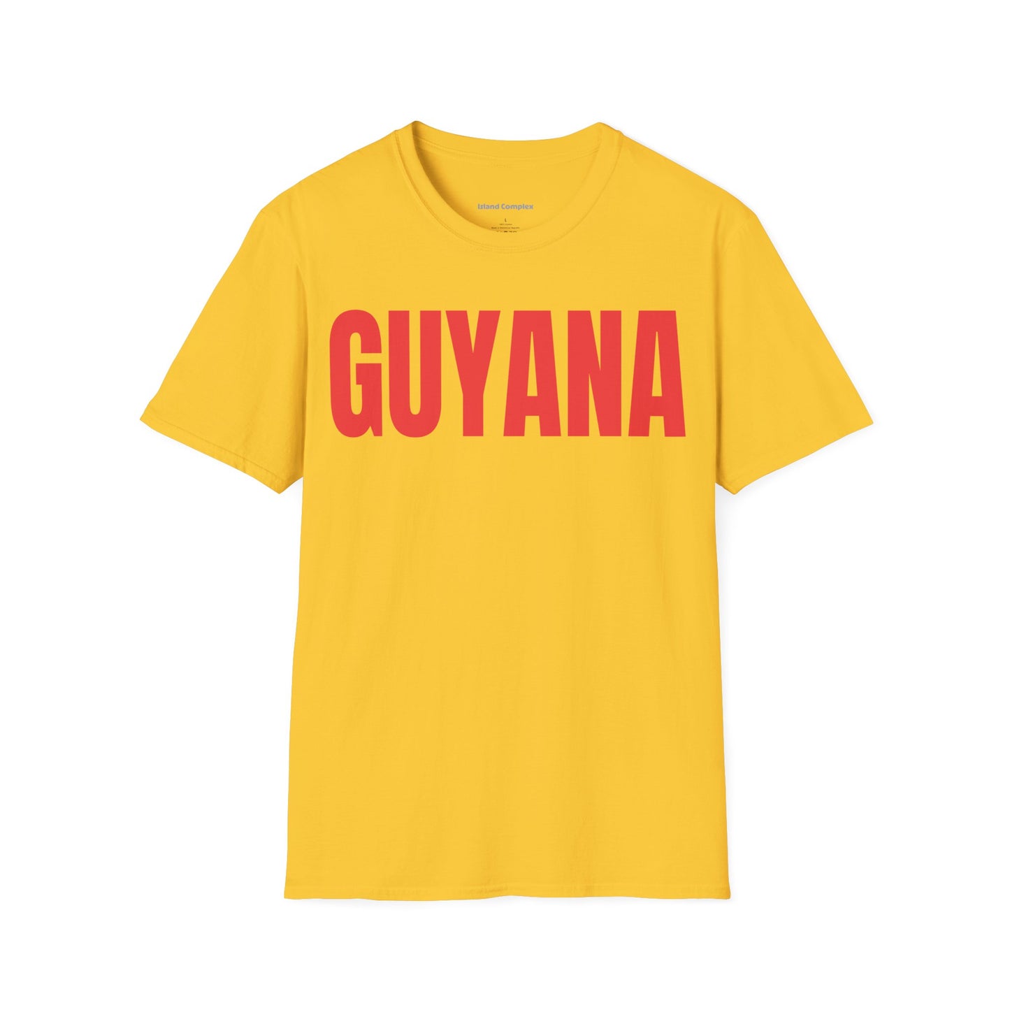 Guyana Motto Series RED TEXT Unisex T-Shirt