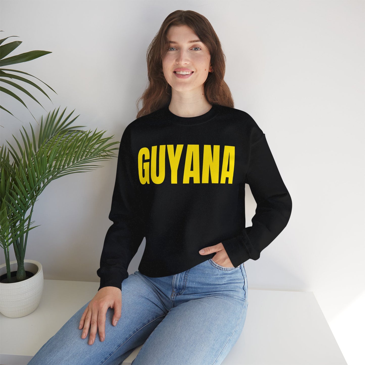 Guyana Unisex Heavy Blend™ Crewneck Sweatshirt