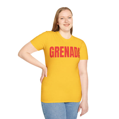 Grenada RED TEXT Unisex T-Shirt