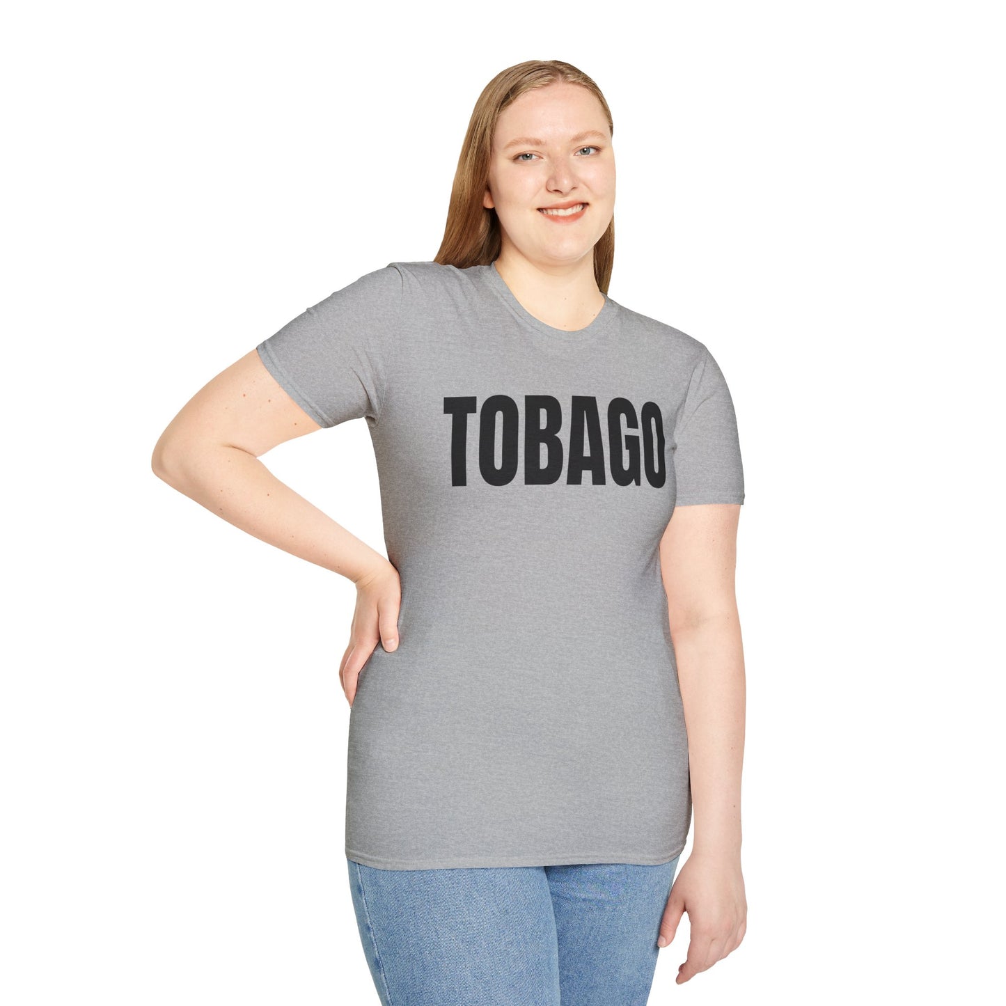 Tobago BLACK TEXT Unisex T-Shirt