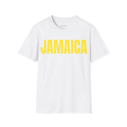 Jamaica YELLOW TEXT Unisex T-Shirt