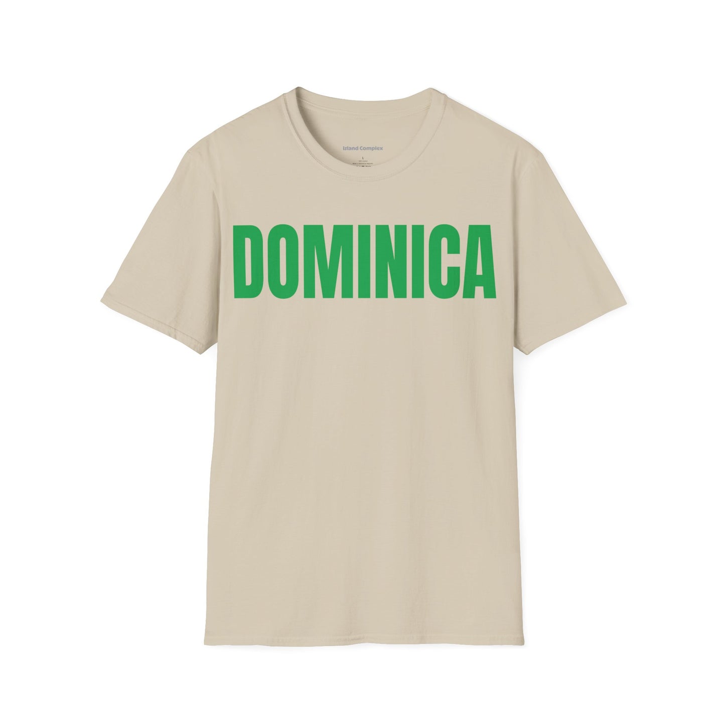 Dominica GREEN TEXT Unisex T-Shirt