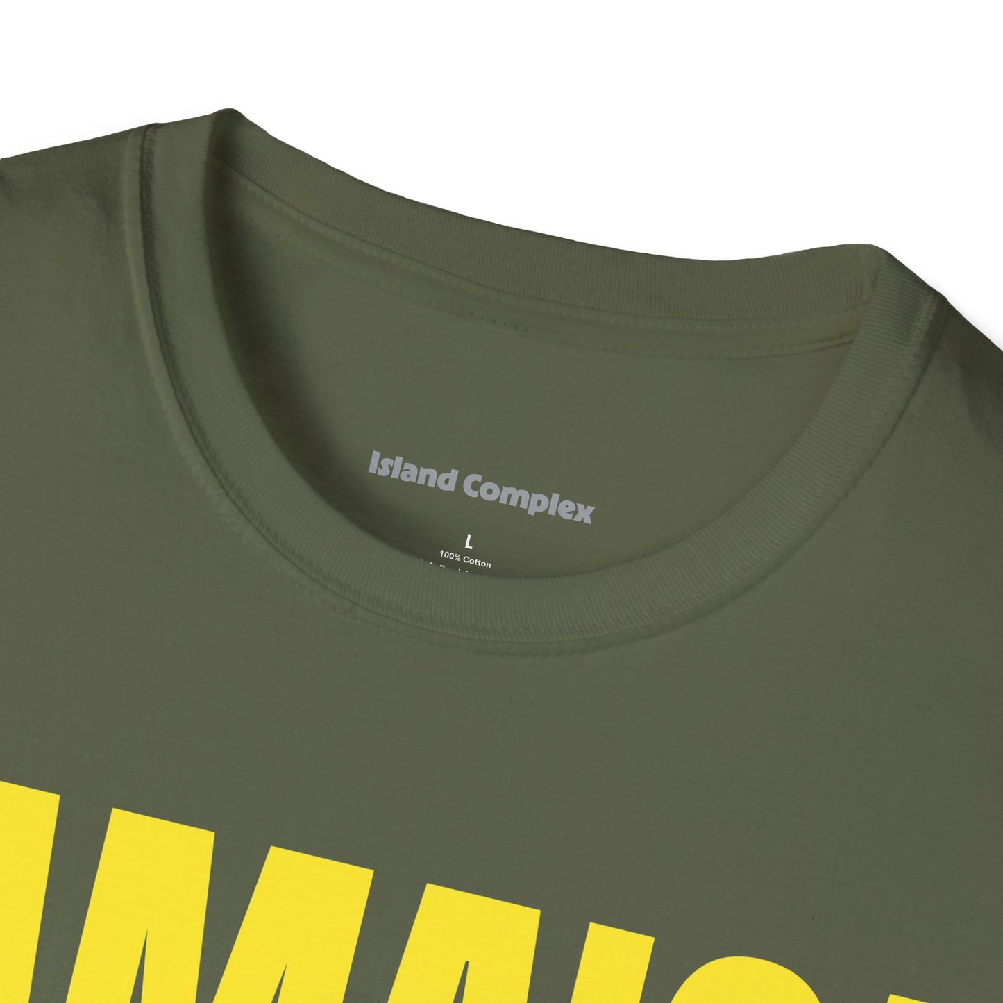 Jamaica Motto Series YELLOW TEXT Unisex T-Shirt