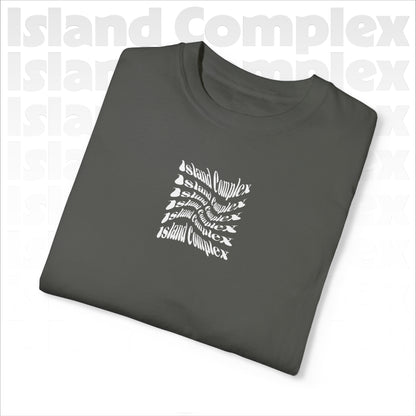 Island Complex Twisted Logo Unisex Garment-Dyed T-shirt