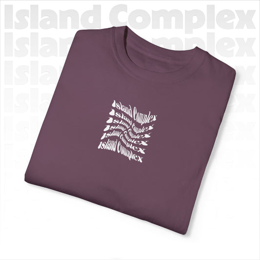 Island Complex Twisted Logo Unisex Garment-Dyed T-shirt