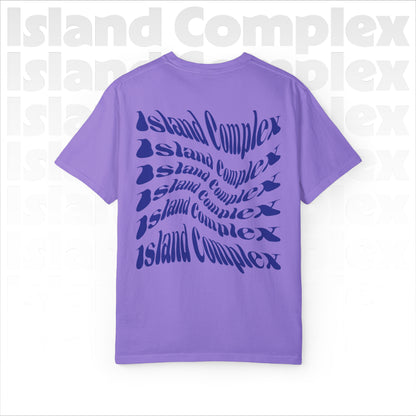 Island Complex Twisted Logo Unisex Garment-Dyed T-shirt