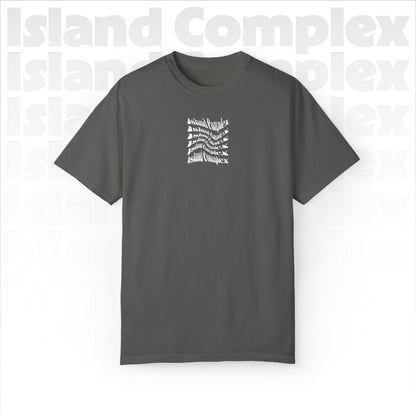 Island Complex Twisted Logo Unisex Garment-Dyed T-shirt