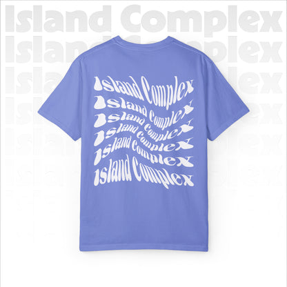 Island Complex Twisted Logo Unisex Garment-Dyed T-shirt