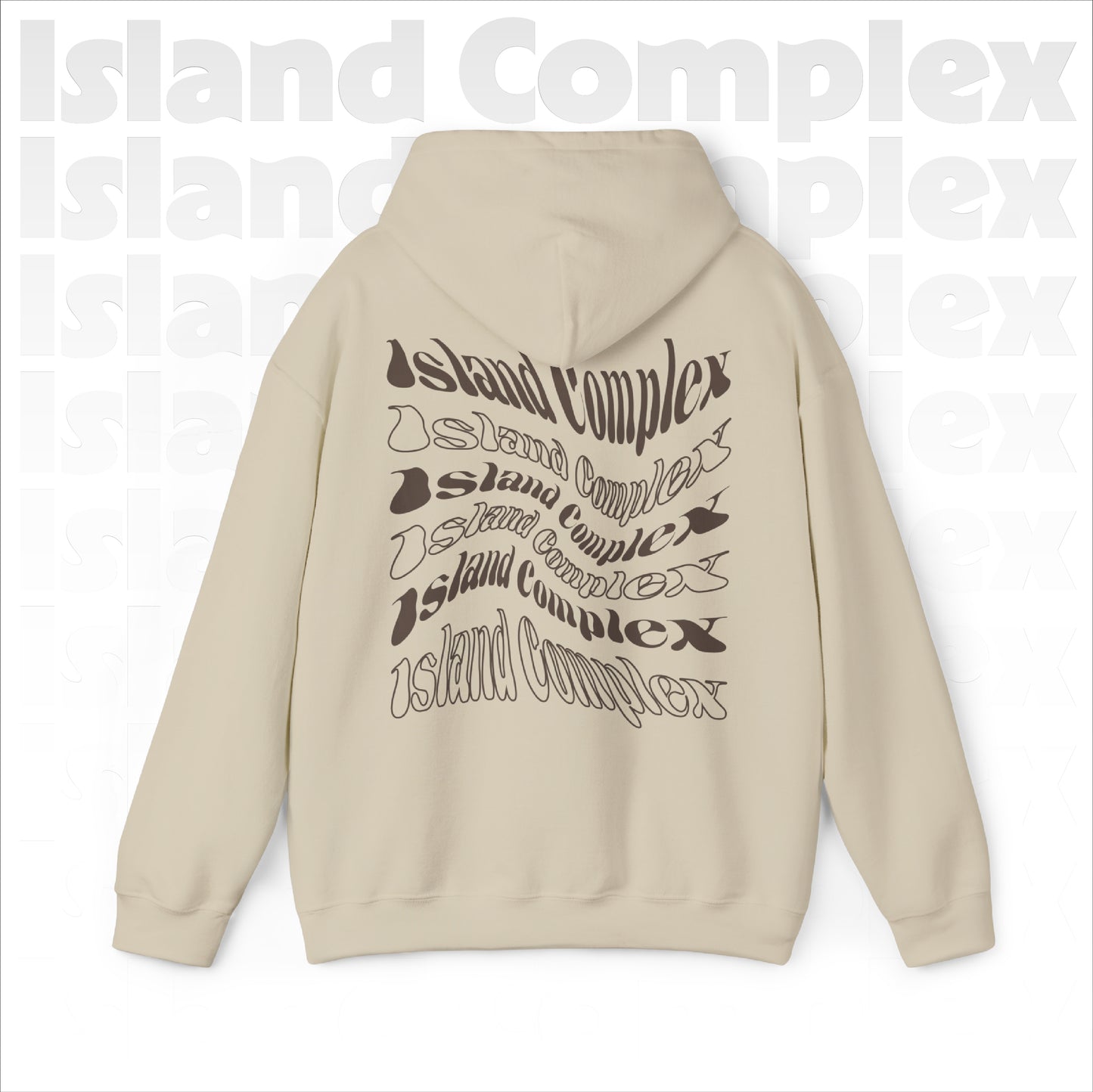 Island Complex Twisted Logo Unisex Heavy Blend™ Hooded Sweatshirt