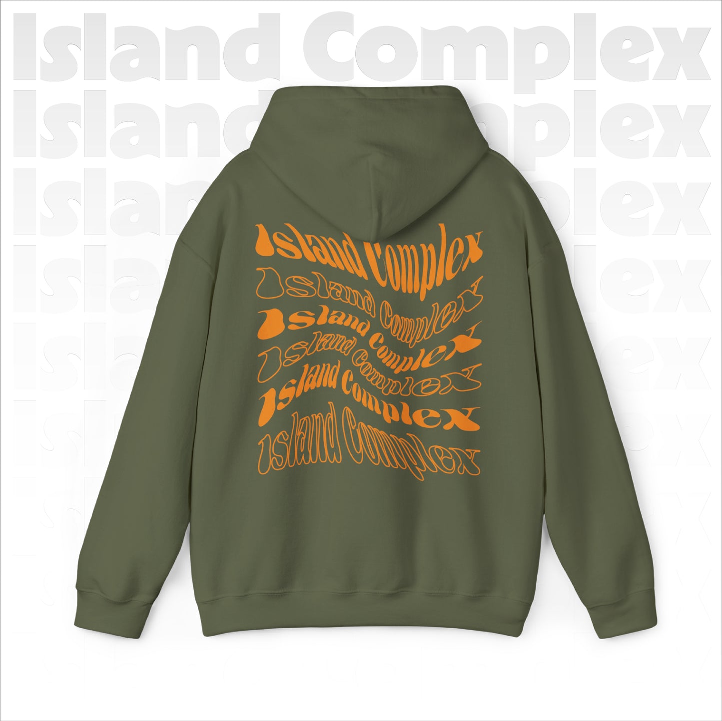 Island Complex Twisted Logo Unisex Heavy Blend™ Hooded Sweatshirt