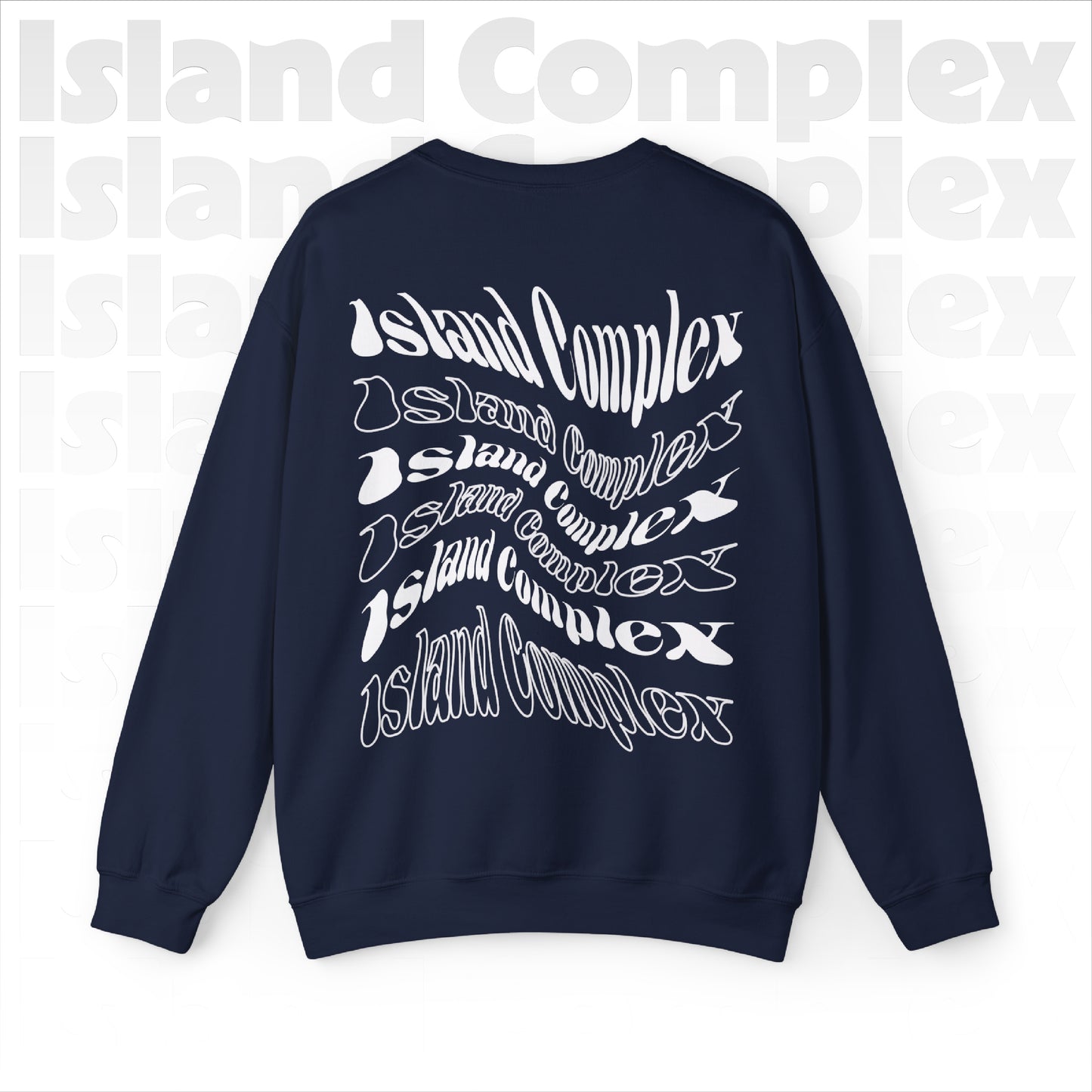 Island Complex Twisted Logo Unisex Heavy Blend™ Crewneck Sweatshirt