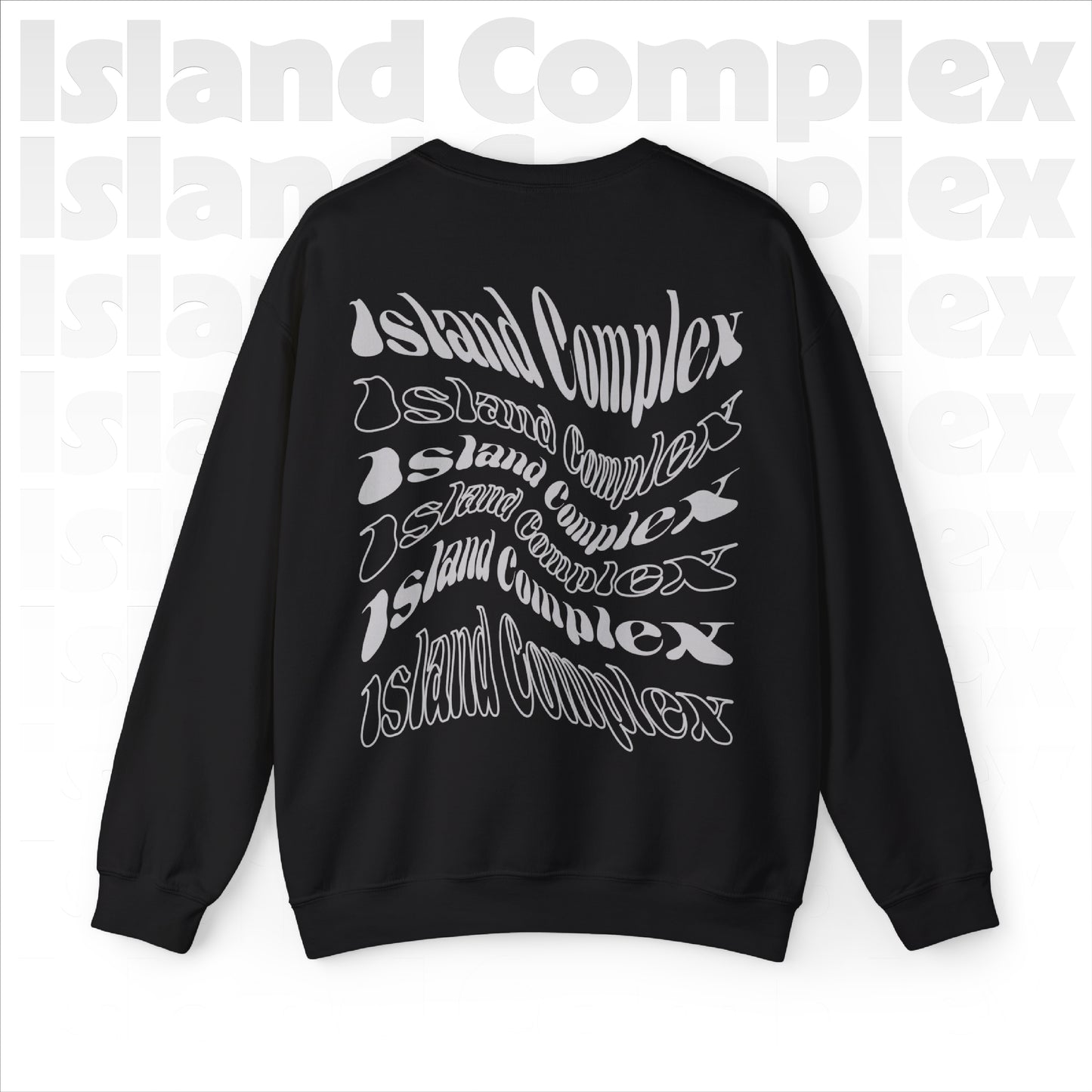 Island Complex Twisted Logo Unisex Heavy Blend™ Crewneck Sweatshirt