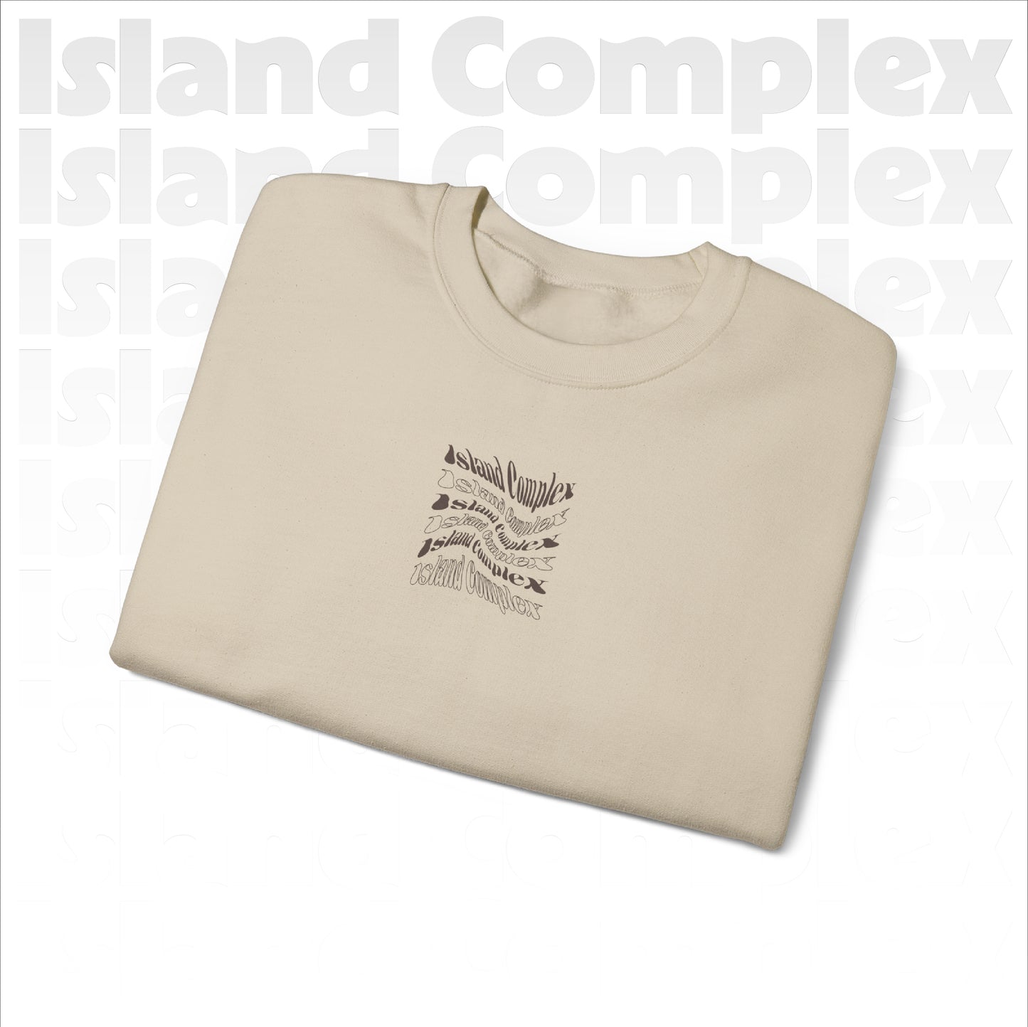 Island Complex Twisted Logo Unisex Heavy Blend™ Crewneck Sweatshirt