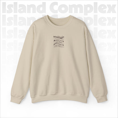 Island Complex Twisted Logo Unisex Heavy Blend™ Crewneck Sweatshirt