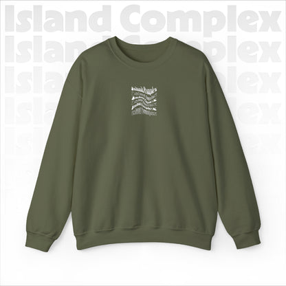 Island Complex Twisted Logo Unisex Heavy Blend™ Crewneck Sweatshirt