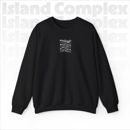 Island Complex Twisted Logo Unisex Heavy Blend™ Crewneck Sweatshirt