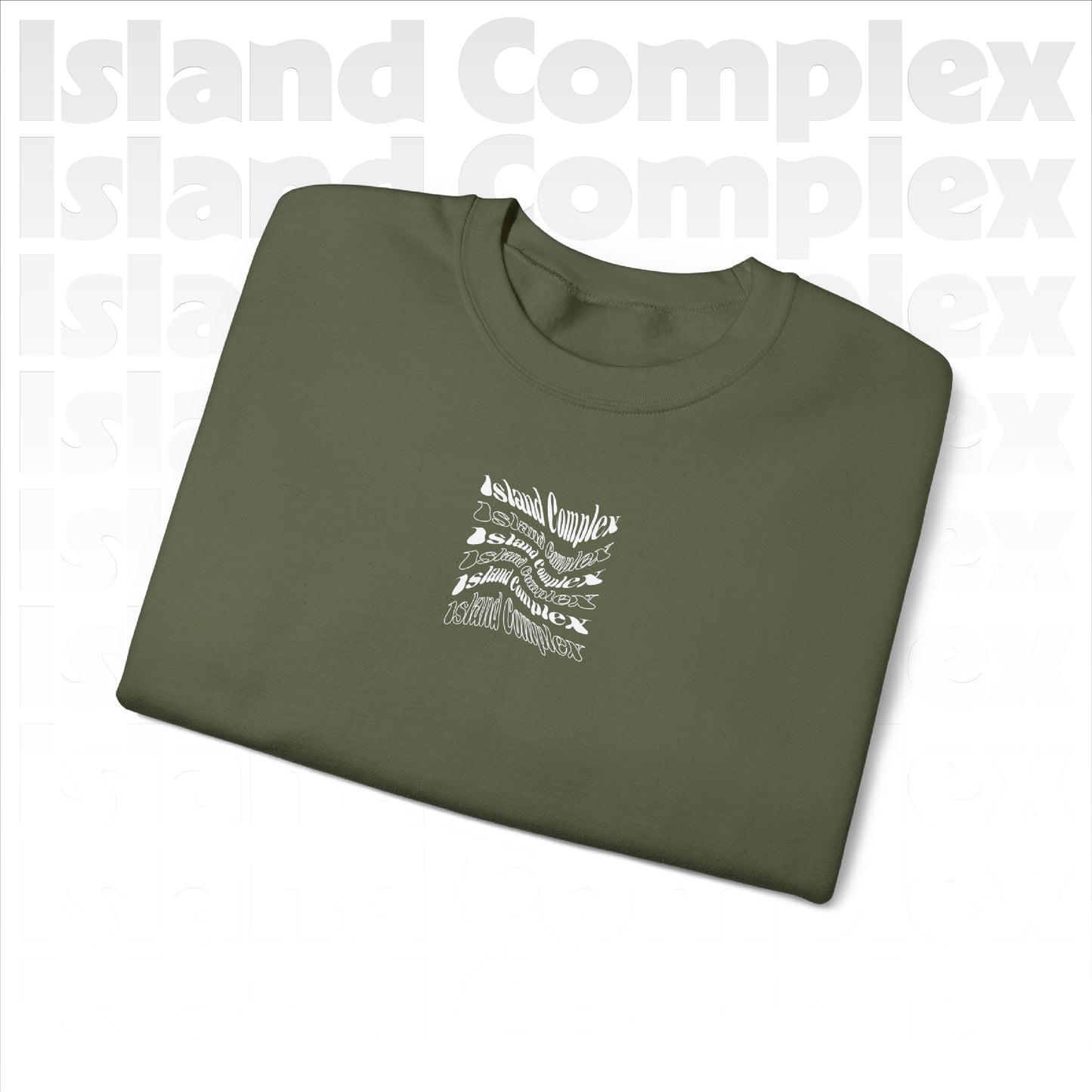 Island Complex Twisted Logo Unisex Heavy Blend™ Crewneck Sweatshirt